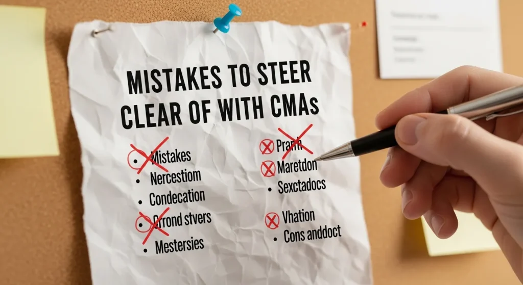 Mistakes to Steer Clear of with CMAs