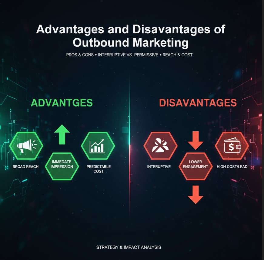 Advantages and Disadvantages of Outbound Marketing
