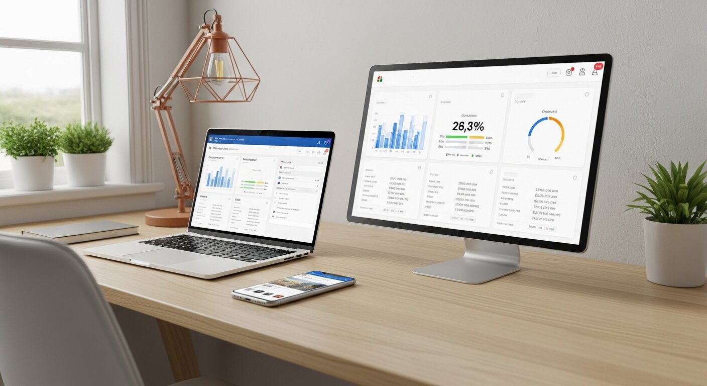 Analyzing influencer marketing data on screen